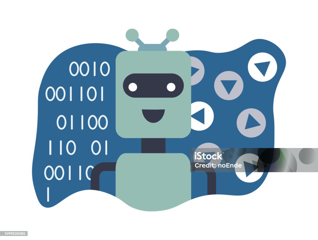 Convert Binary Code Into Action Stock Illustration - Download Image Now ...