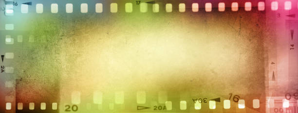 istock Colorful film frames background 1499531596
