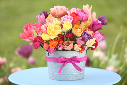 Flowers on the table