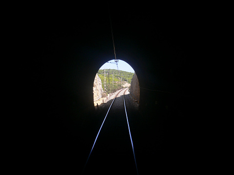 tracks in the tunnel

railway tracks