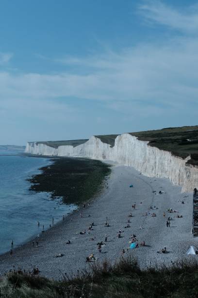istock Stunning white cliffs of Dover, Britain, United Kingdom 1499550836