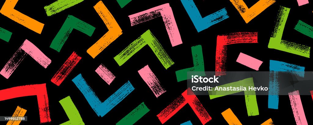 Multi Colored Triangle Background Multi Colored Triangle Seamless Pattern Stock Illustration - Download ...