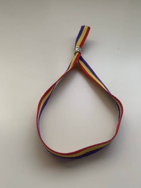 istock Spanish republic flag arm band 1499553321