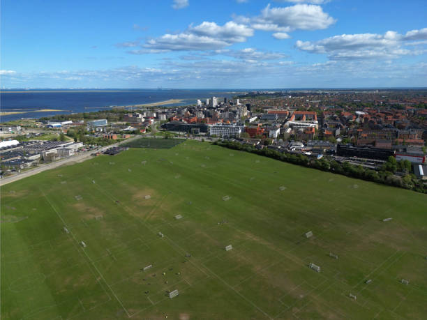 copenhaga do ar - amager - fotografias e filmes do acervo