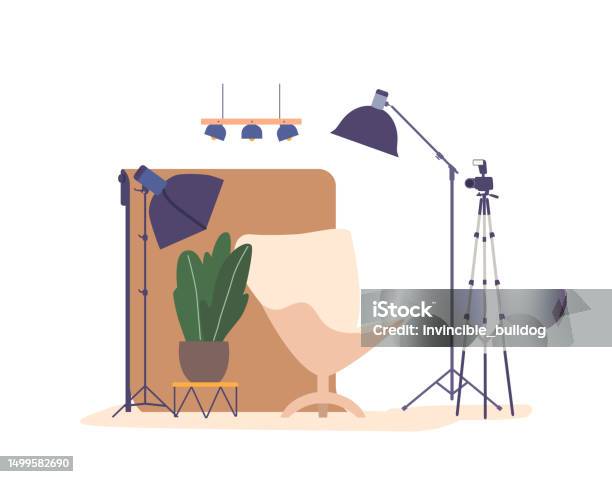 Studio Istock Modern Professional Photo Studio Interior With Wellequipped Lighting ...