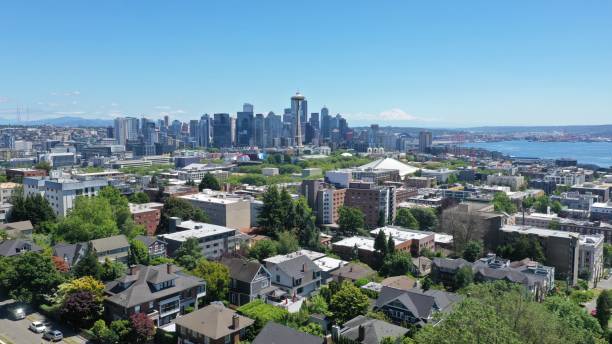 istock Aerial view of Downtown Seattle Washington 1499590507