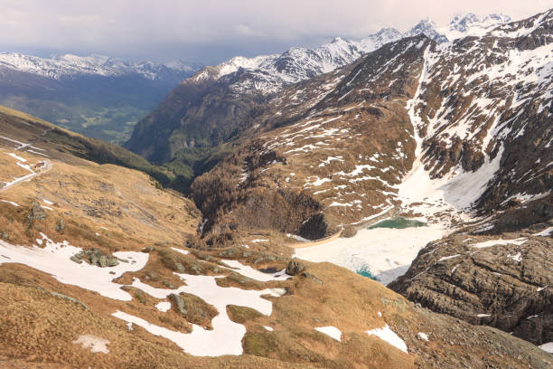 View From Glockner Road To Moell Valley And Schober Group