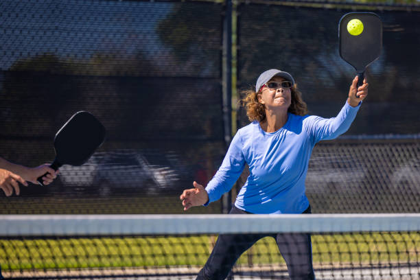 Pickleball stock photo