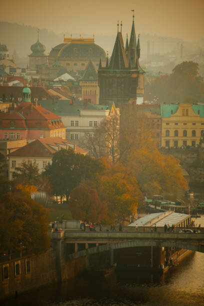 istock landscape with Old Town Bridge Tower 1499611635