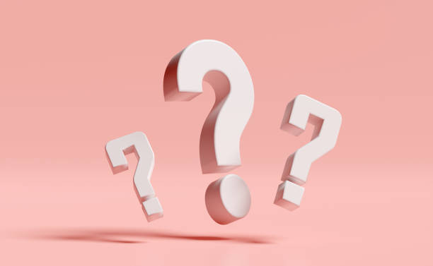 istock 3d white question mark symbol icon isolated on pink background. FAQ or frequently asked questions, minimal concept, 3d render illustration, clipping path 1499622856