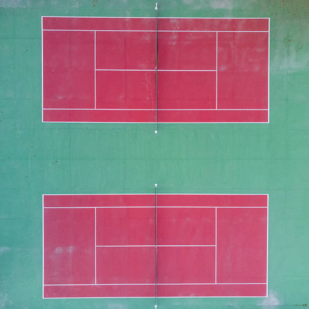 istock Tennis field from above 1499622875