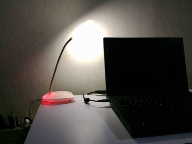 istock the laptop that is on the work table in the room 1499632863