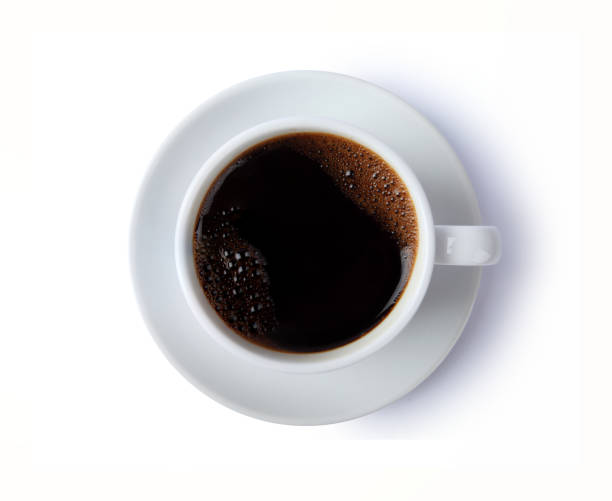 istock Cup of coffee on white background 1499633446