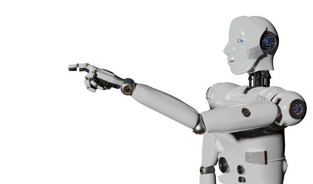 istock AI Technology CHAT to people help to touch touching UI screen interface point to the point that needs to corrected New technology in IOT business industry AI. 1499645346