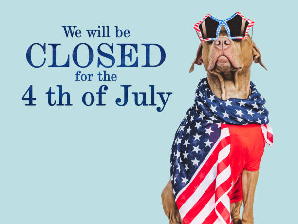 Signboard We will be closed for the 4th of July