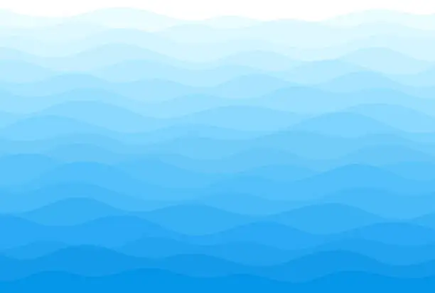 Vector illustration of Abstract background with waves