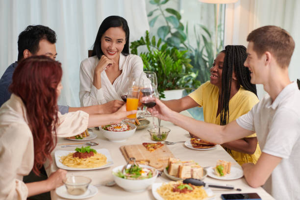 istock Group of Friends Toasting 1499675548