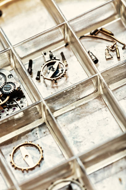 istock Artisan work, precision, steampunk atmosphere, watches, gears 1499677337