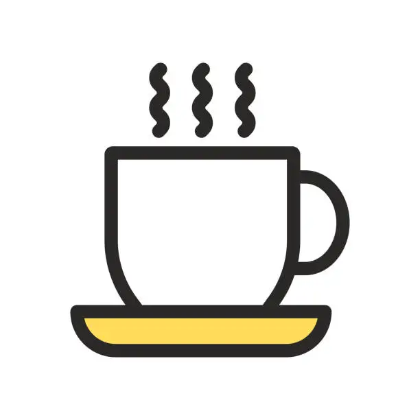 Vector illustration of Coffee cup icon