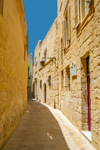 istock Ancient Narrow Medieval Street In Mdina, Malta 1499683458