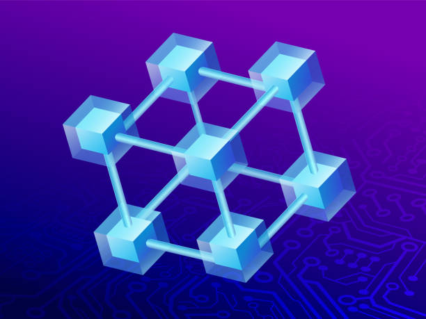 blockchain-technologie-system - blockchain stock-grafiken, -clipart, -cartoons und -symbole