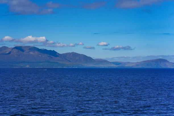 View over the Isle of Arran stock photo