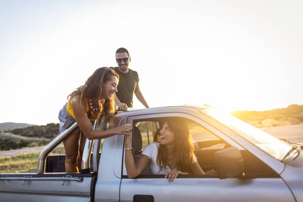 istock Friends on a summer road trip 1499705419