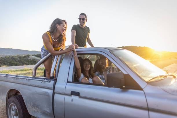 istock Friends on a summer road trip 1499705528