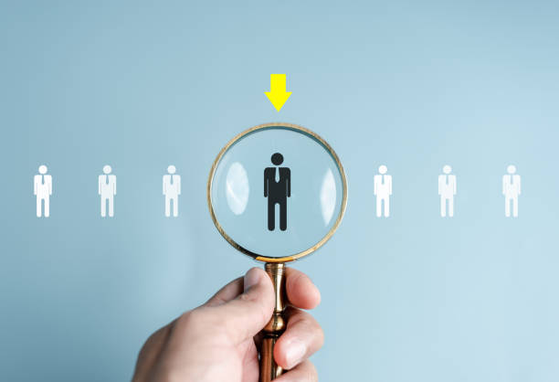 istock Human resources recruiting with online technology. unemployment finding job search for resume register job interview. HR and HRM for New Career. 1499714042