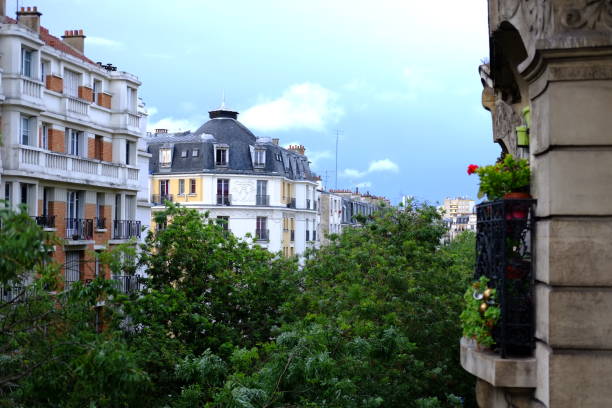 istock A view from the window of some Parisian buildings. 1499715455