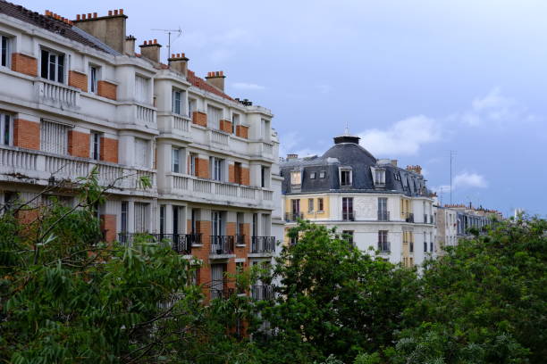 istock A view from the window of some Parisian buildings. 1499715461