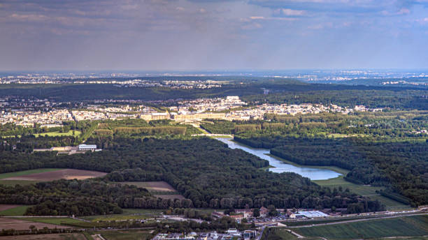 istock Versailles and west of paris from sky 1499728994