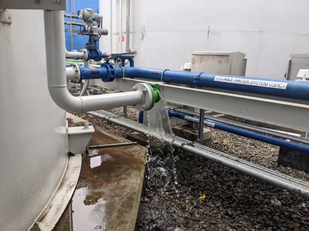 istock Power plant industry project, impeller pump, pipe line and panel control. 1499738027