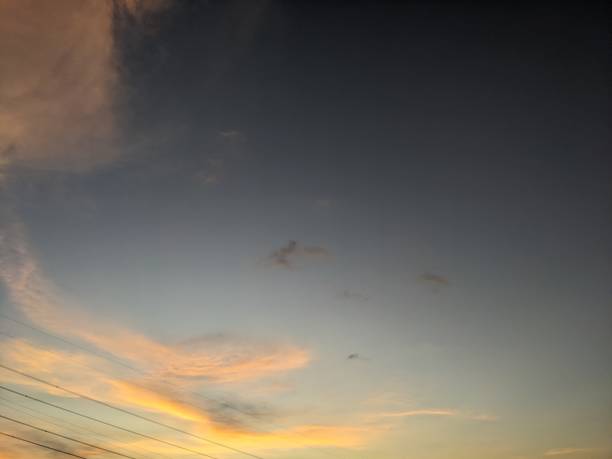 istock Beautiful sky when sun rise and sunset with tree and tower silhouette. 1499738339