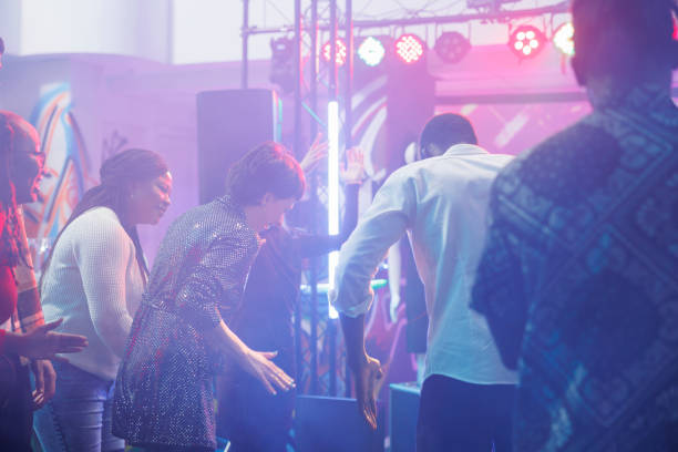 istock Clubbers improvising dance battle 1499741005