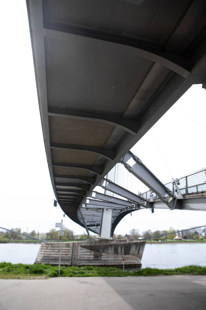 istock Footbridge over the River Rhine viewed from a low angle 1499742731