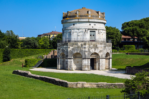 Mausoleum of Theodoric in Ravenna, Italy.