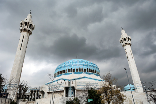 King Abdullah I Mosque in Amman, jordan.