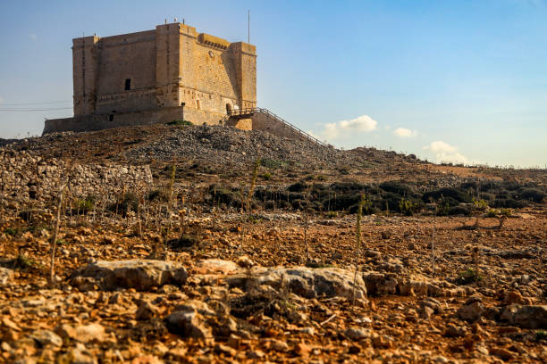 Saint Mary's Tower on Comino island, Malta