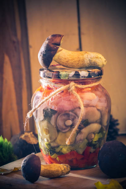 istock Gifts autumn Mushrooms marinated vegetables jar 1499751591