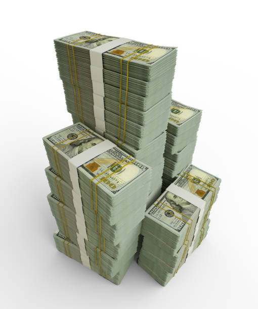 istock stacks of US dollar notes. 3d rendering on bundles of money 1499751785