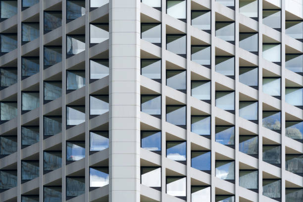 Abstract Background of Modern office building