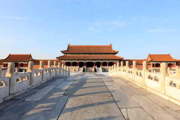 자금성 (palace museum) china - ming china forbidden city emperor 뉴스 사진 이미지