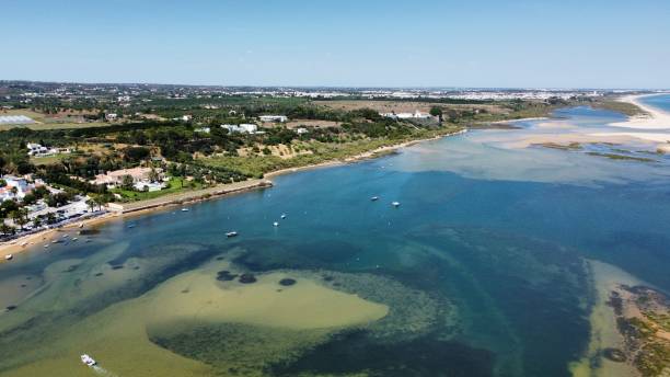 istock Drone shot over Cacela Velha beach, Algarve 1499760239