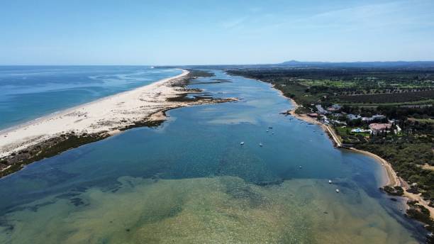 istock Drone shot over Cacela Velha beach, Algarve 1499760299