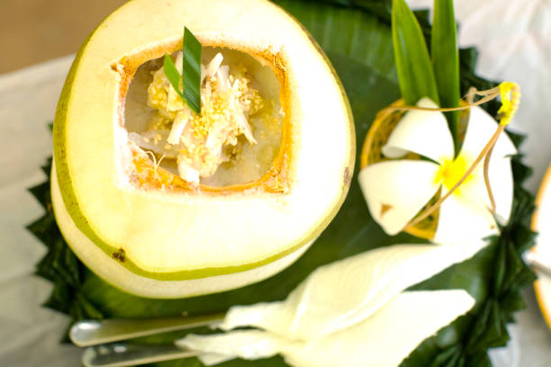 Thai sweet coconut dessert