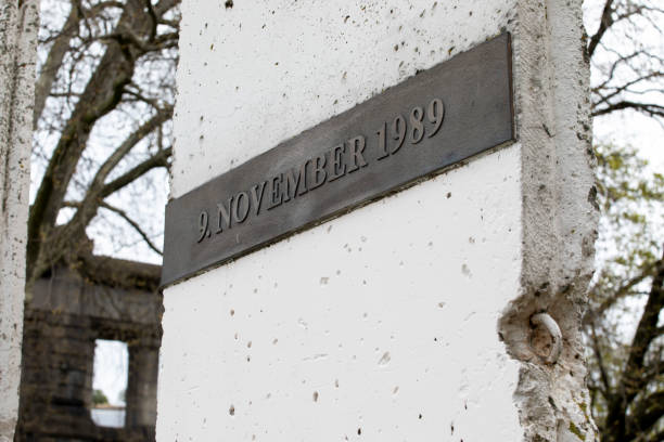 Close-up section of the Berlin Wall