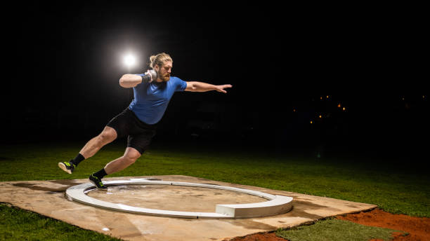 istock Athlete throwing shot put ball 1499763866