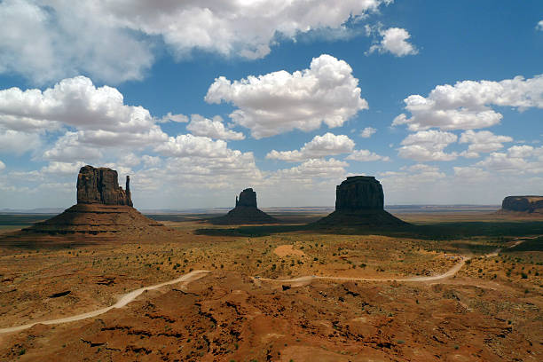 Monument Valley Clouds stock photo