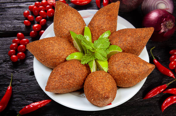 istock Fried kebab, traditional Arab cuisine 1499766008